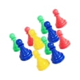 thumbnail image 3 of MasteelfCA 64pcs Plastic Chessman 8 Color Board Game Replacement Chess Pieces Accessories, 3 of 7
