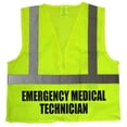 thumbnail image 2 of Emergency Medical Technician safety vest, High Visibility vest, 2 of 2