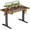 Brown, variant on Electric Stand up Desk, 63" Wide Desktop with Adjustable Height, Standing Computer Desk for Home Ofiice, Brown