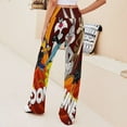 thumbnail image 5 of Looney Tunes Cartoons Women's Wide Leg Yoga Pant Comfy Loose Sweatpants High Waist Lounge Casual Athletic Pant Workout Joggers Pant, 5 of 8