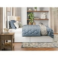 thumbnail image 4 of AFI Canyon Wood King Size Platform Bed with 2 Storage Drawers in White, 4 of 6