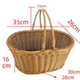thumbnail image 4 of Cesta de picnic kusrkot Cesta de picnic de mimbre con tapa L, 4 of 5