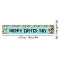 thumbnail image 3 of Beautynvta Happy Easter Banners for Outside, 19.6x118 Inch, Easter Yard Lawn Sign Backdrop Banner, Spring Easter Eggs Banner for Indoor Outdoor Easter Party Supplies, 3 of 6