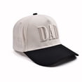 thumbnail image 5 of Helii Matching Hats for Couples Mom and Dad Hats Set of 2, Embroidered Two Tone Cotton Blend Baseball Cap, His Hers Adjustable Snapback Trucker Hat for Parents Gift Beige,One Size, 5 of 6