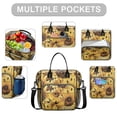 thumbnail image 2 of OBREWU Sunflower Womens Lunch Box for Work,Insulated Large Sunflower Lunch Bag for Women,Loncheras Para Mujer,Leakproof Adult Lunch Bag for Work,Beach,Travel,Picnic,Camping, 2 of 7