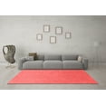 thumbnail image 3 of Ahgly Company Indoor Round Oriental Red Industrial Area Rugs, 5' Round, 3 of 4