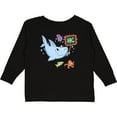 thumbnail image 3 of Inktastic Teacher Shark with School of Fish Boys or Girls Long Sleeve Toddler T-Shirt, 3 of 5