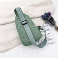 thumbnail image 3 of Bolso de lona para mujer, estilo artístico, bolso cruzado bordado a juego, 3 of 6