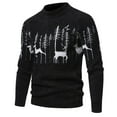 thumbnail image 1 of JMYHOAM Sweaters for Men Knitwear Long Sleeved Round Neck Elastic Pullover Assorted Colors Texture Trend Sweater Coat,M-XXXXL, 1 of 7