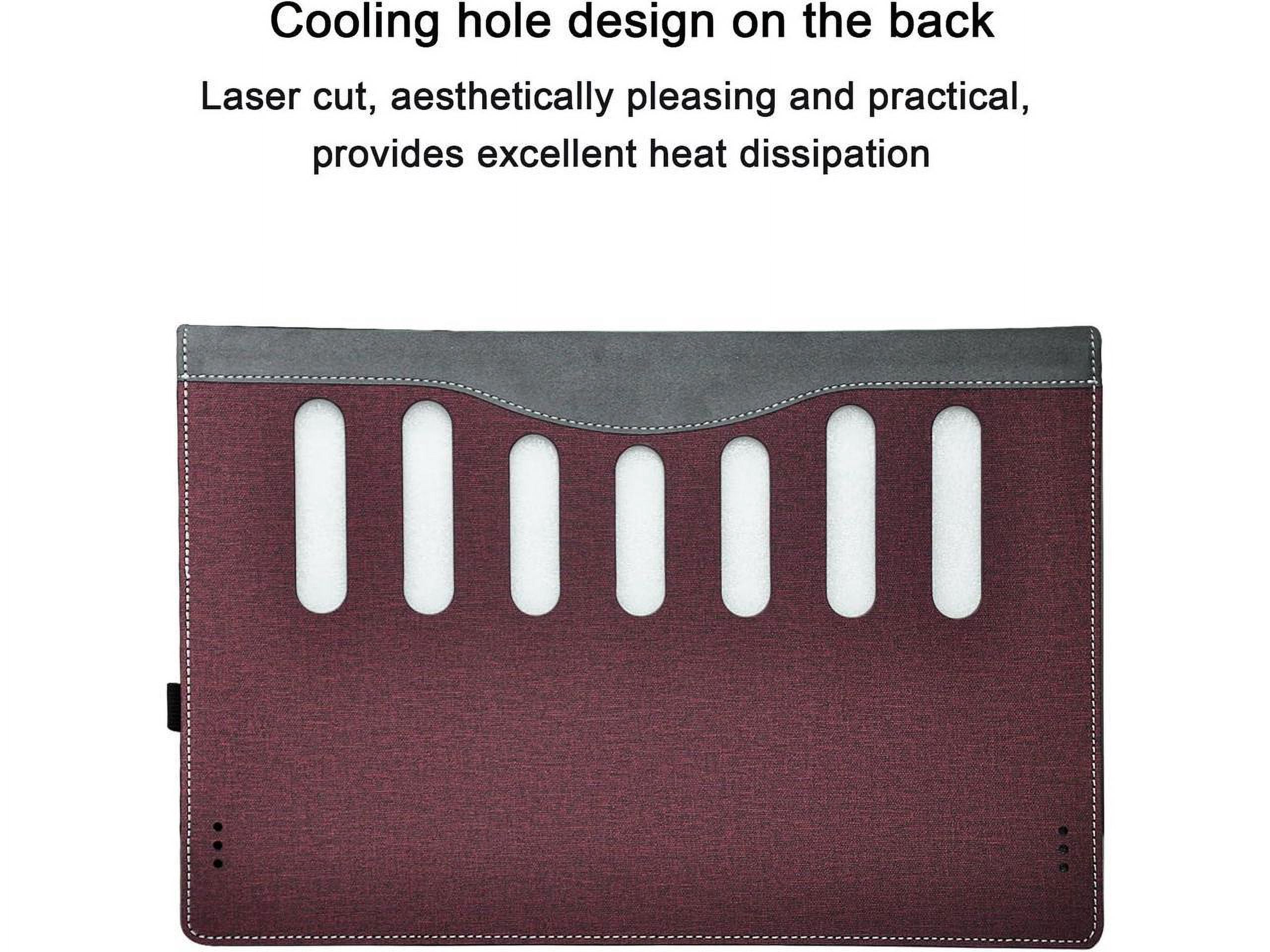 Laptop Cover Case for 15.6 inch HP EliteBook 650 G9 G10 & HP EliteBook 655 G9 G10 & HP EliteBook 850 G8 & HP EliteBook 855 G8,Detachable PU Leather Protective Shell Sleeve Accessory Bag