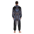 thumbnail image 7 of IAUYY Unisex Adult Onesie Pajamas Ultra-Soft Crystal-Soft Fabric, Halloween Adult Onesie Pajamas Adults,With a Zipper Plus Size Onesie Pajamas, Symmetrical and Repetitive, 7 of 7