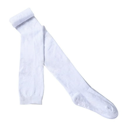 

Women Thigh Cotton Socks Over the Knee Long High Socks Autumn Winter Super Long Female Socks High Cotton Socks (White)