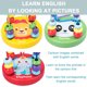thumbnail image 3 of Ábaco de madera con cuentas y formas de animales | Juguete educativo para niños pequeños | Cuentas de colores para practicar matemáticas y vocabulario en inglés, 3 of 3