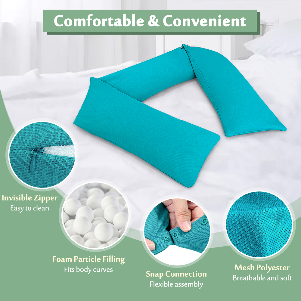 Body Positioning Wedge Pillow, Multi-Use Support Cushion for Bed & Wheelchair