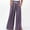 Purple, variant on QUINDOS Womens Pants Wide Leg Long High Waisted Casual Pants Drawstring Straight Fit Trousers with Pockets