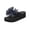Dark Blue, variant on Pink Women'S Sandals Toe Clip Bowknot Wedge Heel Cushioned Footbed Breathable Lightweight Comfortable Non Slip Outsole Everyday Size 38
