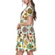 thumbnail image 2 of Easygdp Beautiful African Womens para Vestido Transpirable de Mujer, Vestido Suelto de Manga Corta con Pliegues y Bolsillos para el Verano, 2 of 6