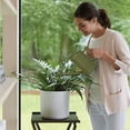 thumbnail image 2 of Long Spout Watering Can 54 Oz High Capacity Plastic Plants Sprinkler For Indoor Office Garden s Bamboo, 2 of 5