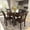 Black + Espresso, variant on 5-Piece Dining Table Set, Farmhouse Kitchen Table and 4 Chairs Wood Dining Set, Solid Wood Legs with Acacia Veneer Top, Rectangular Seats 4, Espresso+Black,Ships 2 Pkgs