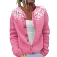 thumbnail image 2 of Delayuji Womens Cardigan Sweater Ethnic Style Sweater Knitted Sweater Cardigan Sweater Spring Coat S-4XL, 2 of 3