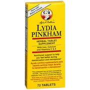 Lydia Pinkham Herbal Supplement Tablets, 72 Count