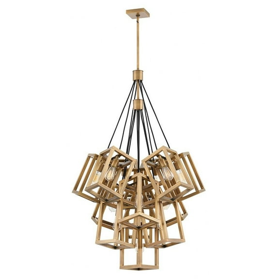 Ensemble-Thirteen Light Large Foyer-32.5 Inches Wide By 52.5 Inches Tall-Brushed Bronze Finish Fredrick Ramond Lighting Fr42449bbz