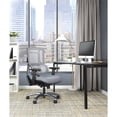 thumbnail image 4 of Vertical Gray Mesh Back Chair with Titanium Base by Office Star, 4 of 4