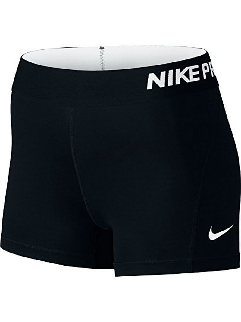 Nike Pro 3" Compression Women's Black/White (Medium) - Walmart.com