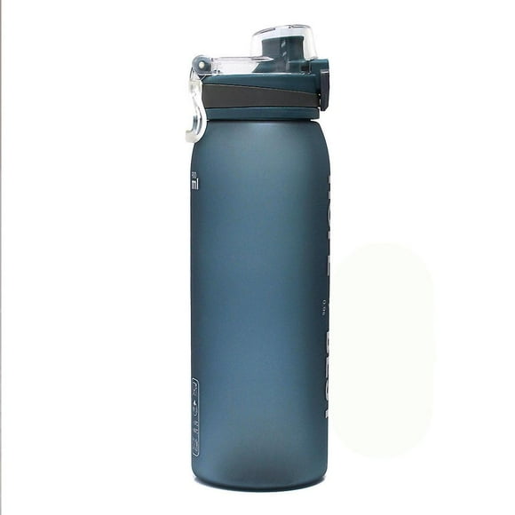 Sport Water Bottle 900ML, BPA Free and Leak-Proof Plastic Bottle with Filter, 1-Click Flip Top, Suitable for Sport, Hiking, School, Office, Outdoor