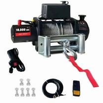 Towallmark 18800LBS 12V Electric Winch, Waterproof IP67 Truck Winch With 80FT Steel Cable, Wireless Remote Control, Heavy Duty Off Road Winch For UTV Towing Recovery
