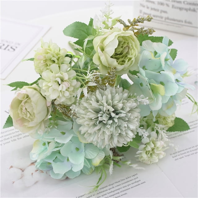 Beautiful Artificial Silk Fake Flowers Wedding Valentines Bouquet Bridal Decor
