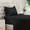 Black, variant on Queen Size Sheet Set, Soft Microfiber 4 Piece Hotel Luxury Bed Sheets with Deep Pockets, Embroidered Pillow Cases, Side Storage Pocket Fitted Sheet, Flat Sheet (Gray)