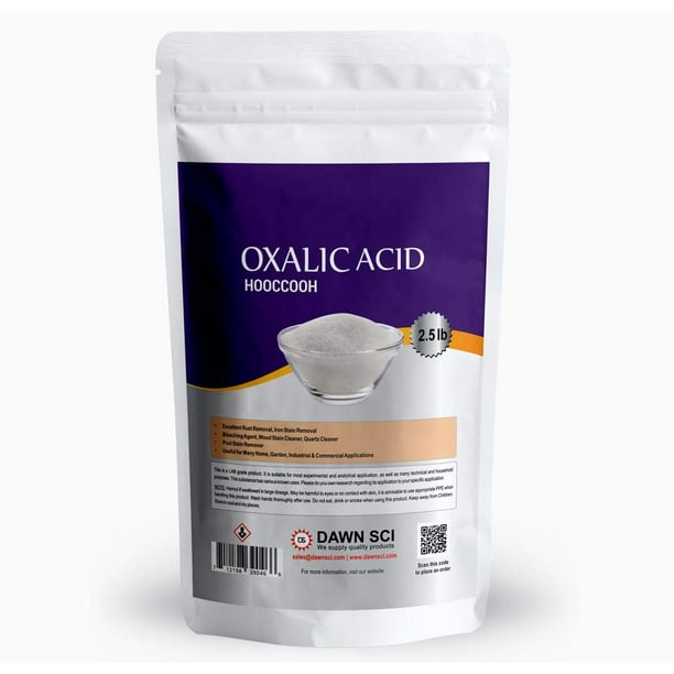 Oxalic Acid 2.5Lb For Rust& stain remover