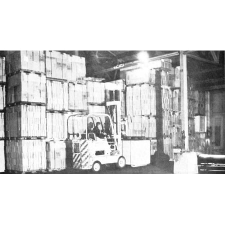 Storage Color Code - LAMINATED POSTER Antarctic supplies, color coded and marked, being segregated and stored pending loading on task forc Poster Print 24 x 36