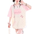thumbnail image 2 of TrendOFT Womens Raglan Tees Raglan Sleeve Print Crew Neck Casual Lightweight Daily Summer Tops Pink XXXL, 2 of 4