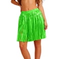 thumbnail image 3 of Skirts for Women Carnival Fluorescent Dance Party Night Performances Festive Celebrations With Flowing Fringe Design Womens Skirt Green, 3 of 7