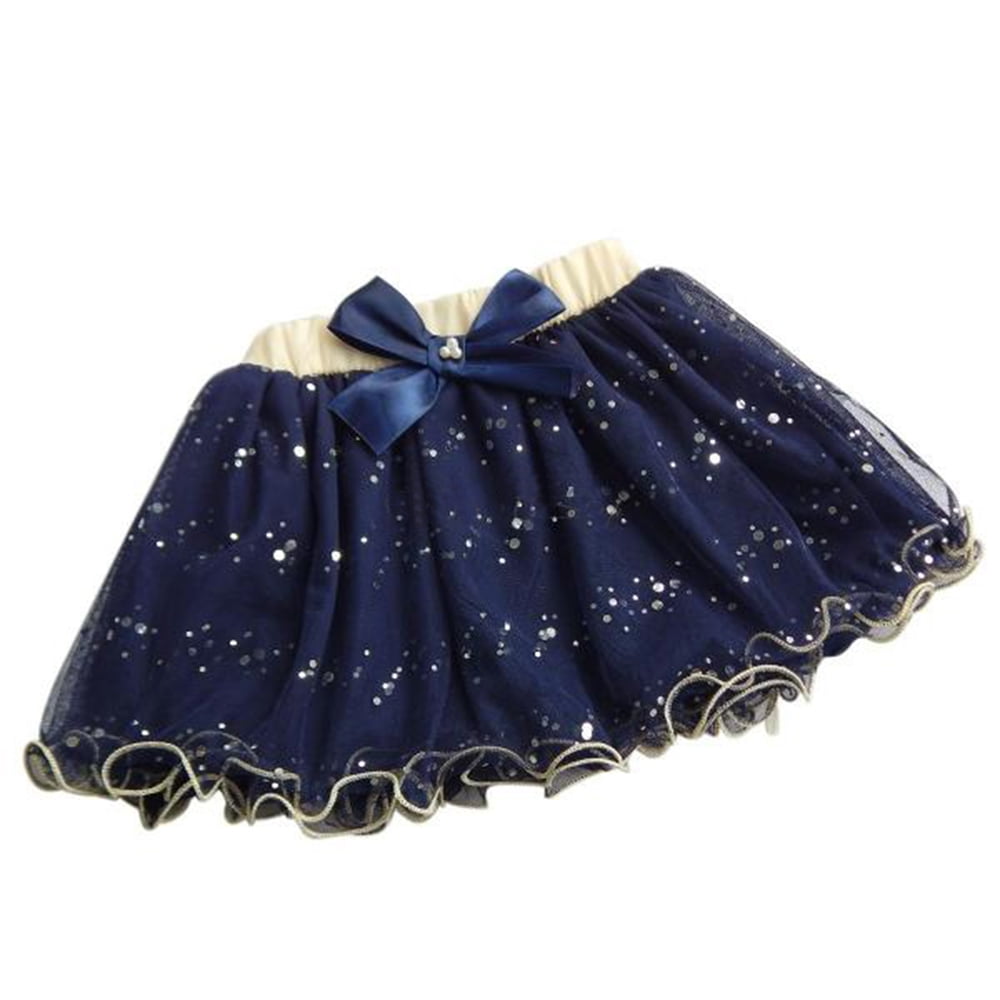 T-shirt Skirt Set Princess Party Dress Outfits 3Pcs Kids Baby Girls Coat Tops 