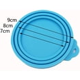 thumbnail image 2 of tapas de silicona para alimentos enlatados para mascotas, tapas universales para tapas de alimentos, tapas reutilizables para almacenamiento de alimentos para perros y gatos, aptas para alimentos enlatados para gatos-- Sincero Electrónica, 2 of 4