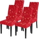 thumbnail image 1 of Fundas para sillas de Navidad, Protector elástico para sillas de comedor, extraíble, 4 Uds., 1 of 7