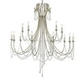 thumbnail image 2 of 15 Light 2-Tier Chandelier-Hand Cut Crystal Type-Antique Silver Finish   -Traditional Installation Crystorama Lighting Arc-1919-Sa-Cl-Mwp, 2 of 5