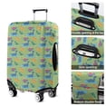 thumbnail image 5 of Green Dinosaurs Ponds Pattern Luggage Cover Fashion Suitcase Cover Baggage Covers Fit 25-28 Inch Luggage (Go Travel), 5 of 5