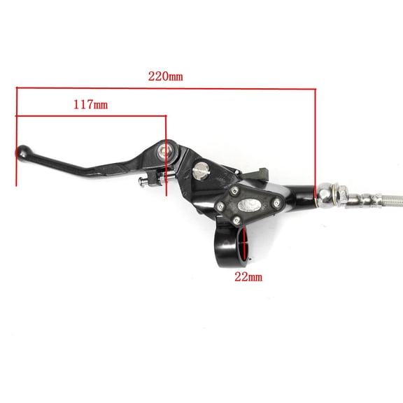 WEUVEB Motorcycle Dirt Bike Hydraulic Brake and Clutch System with Easy Installation for Off-Road Riding