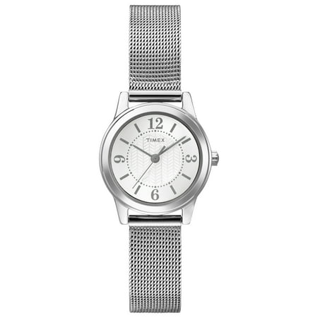 - Women's Casey Dress Watch, Silver-Tone Stainless Steel Mesh Bracelet