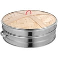 thumbnail image 4 of 1 Set of Multifunctional Steamer Stainless Steel Food Steamer Kitchen Gadget, 4 of 9