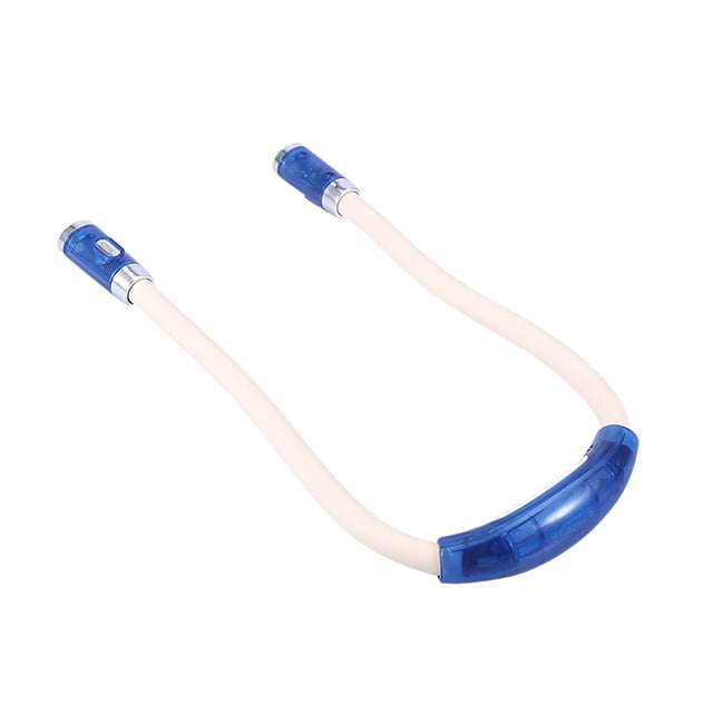 Luz de Abrazo, Luz Liderado para plegable para colgar en el cuello, lámpara Ajustable para lectura nocturna, tejido con 3 modos de brillo