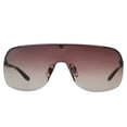 thumbnail image 2 of 94/S 9LQ/JD Brown Ruthenium Brown Gradient Men's Shield Sunglasses, 2 of 4