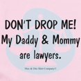 thumbnail image 2 of CafePress - Daddy & Mommy Lawyers Long Sleeve Infant Bodysuit - Long Sleeve Cotton Baby Bodysuit, 2 of 4