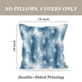 thumbnail image 4 of LALILO Throw Pillow Covers Indigo Blue Tie Dye Ink Japanese Modern Cushion Cover 18" x 18", 2 Pack, 4 of 6