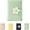 Green, variant on Women Girls Tri-folded Wallet Flower Decor Snap Wallet Cash Pocket Flower Card Holder Coin Purse with ID Card Window