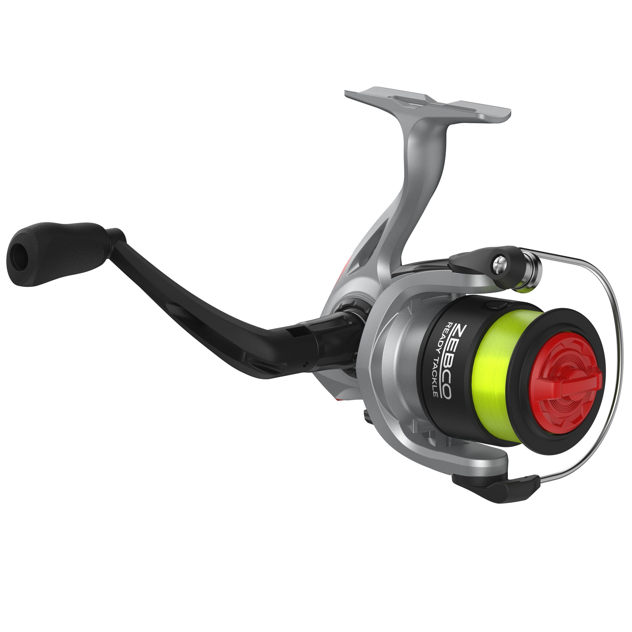 Zebco Ready Tackle Crappie Spinning Combo, 6-Foot 6-Inch, 2-Piece Fishing Rod, Size 10 Reel, 4-Pound Line, 21-Piece Tackle Kit